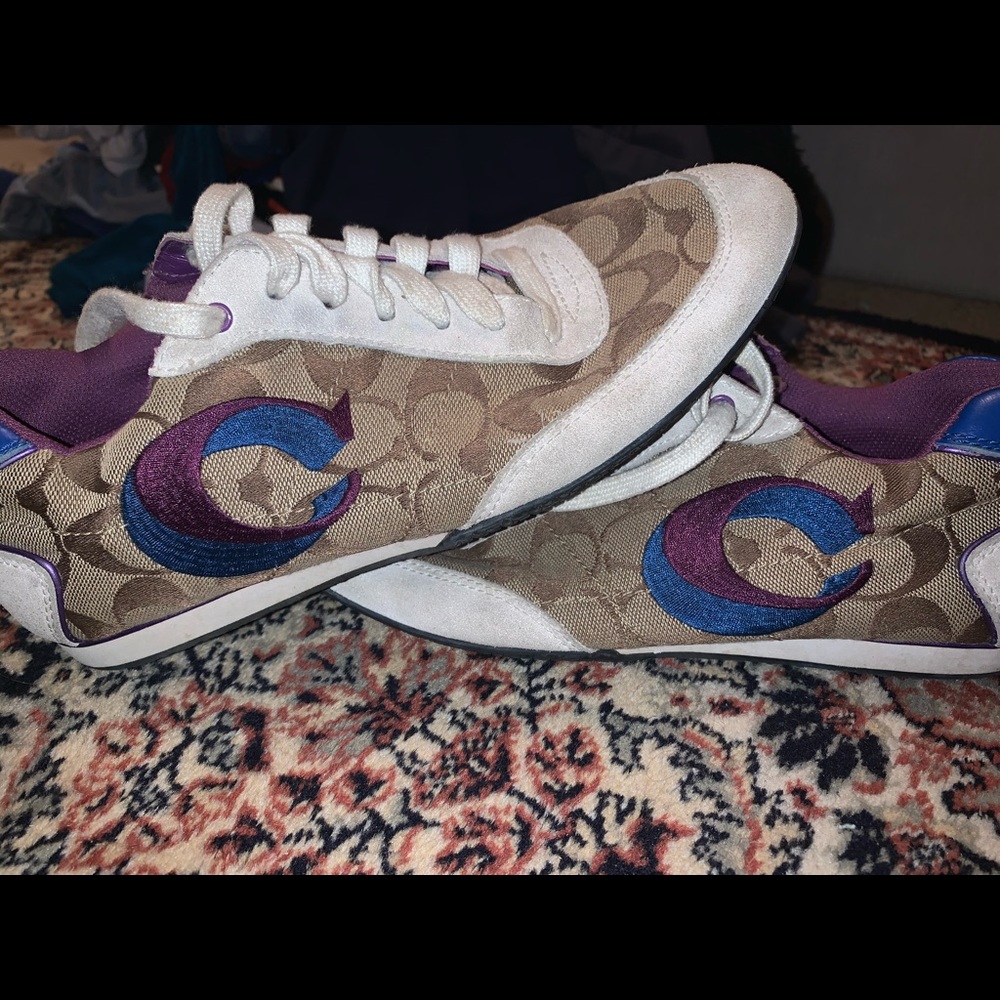 Authentic coach tennis shoes